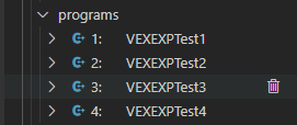 Screenshot of the VS Code extension interface for VEX IQ, showcasing features and tools for programming VEX IQ robots, designed to support educational and beginner robotics enthusiasts.