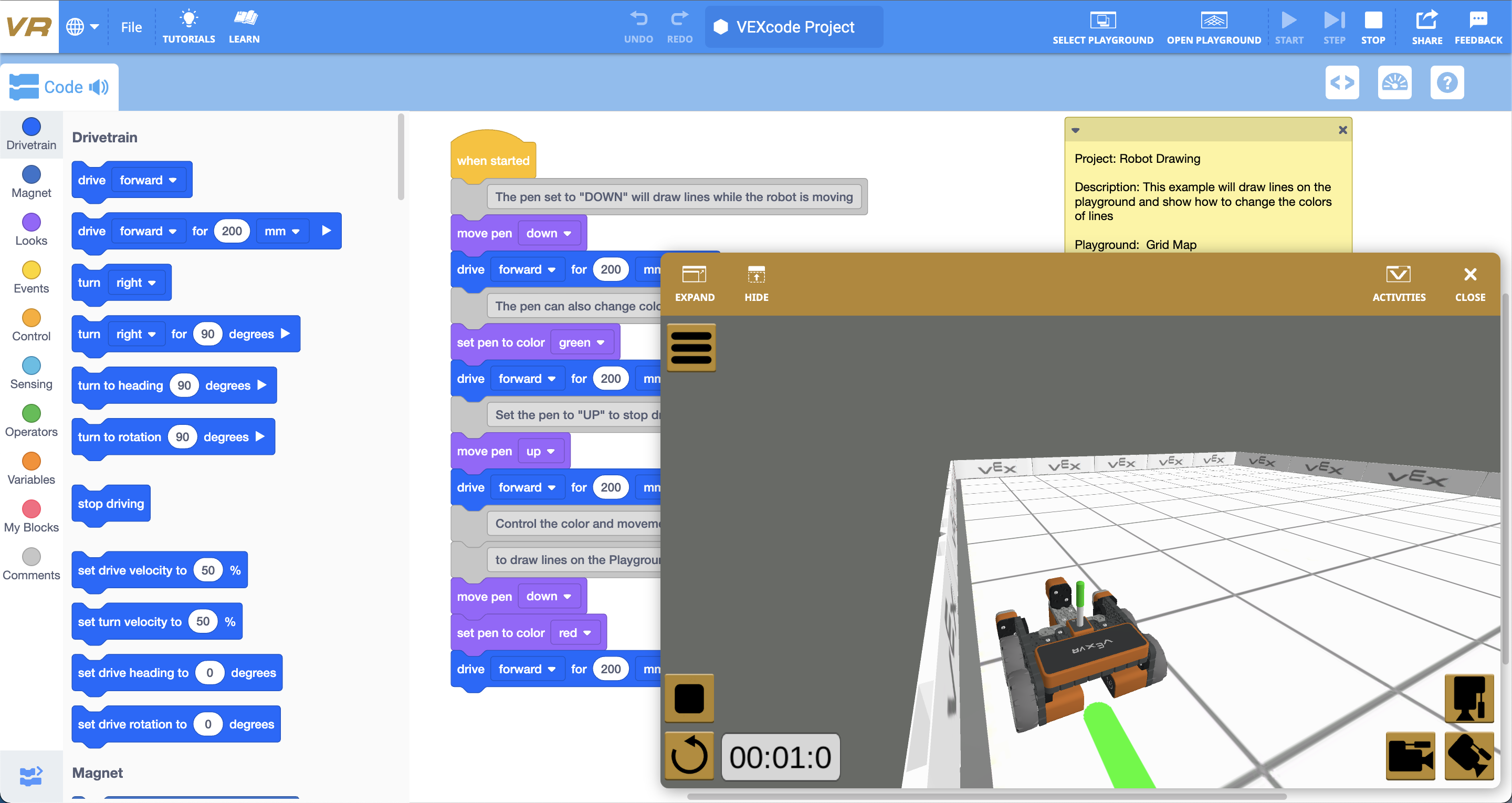 vex coding